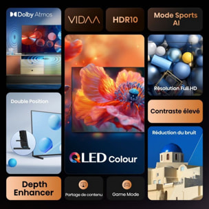 TV LED HISENSE 40A5Q 2025 (100cm)