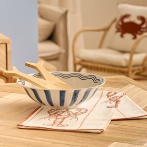 Saladier Oceania D25,8cm bleu