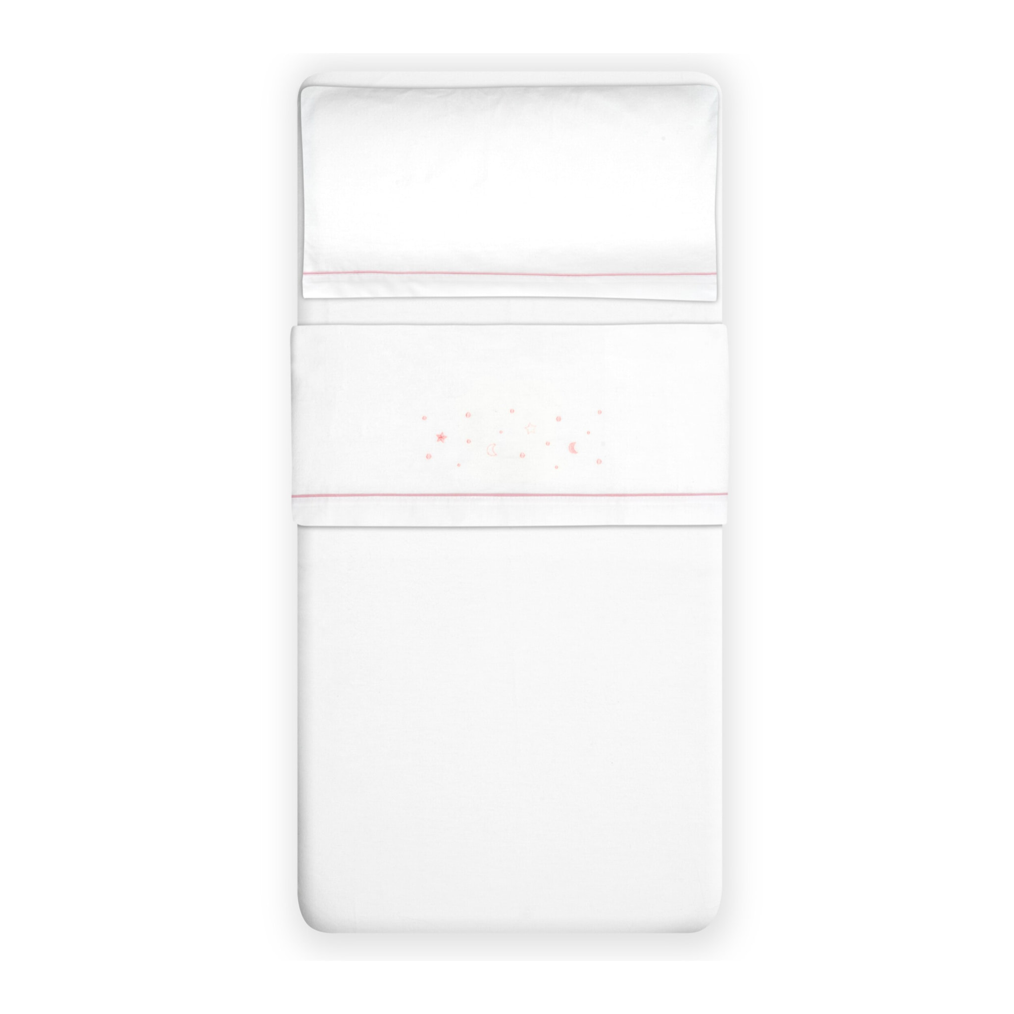 Juego de Sábanas de Coche Franela Estrellas Luna