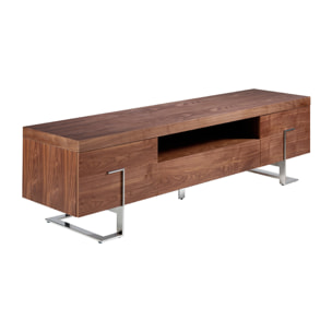 Mueble TV Angel Cerda de nogal 200x51x56cm