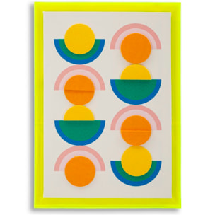 STAMPA SU TELA POP ART C/CORNICE -B- CM 50X3,3X70