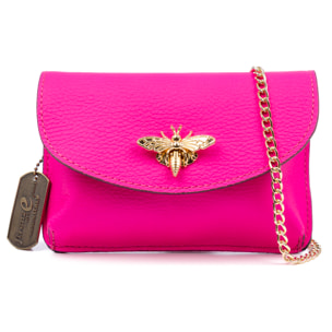 Aquilonia borsa a mano donna. Pelle autentica finitura Dollaro.