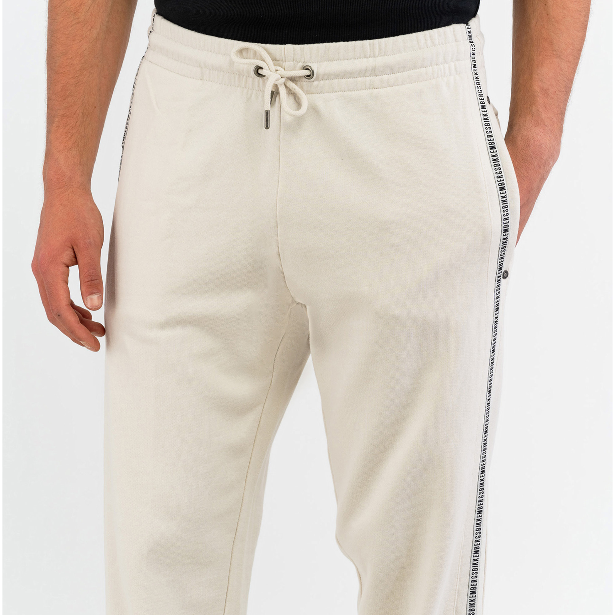 BIKKEMBERGS pantalone uomo white sand