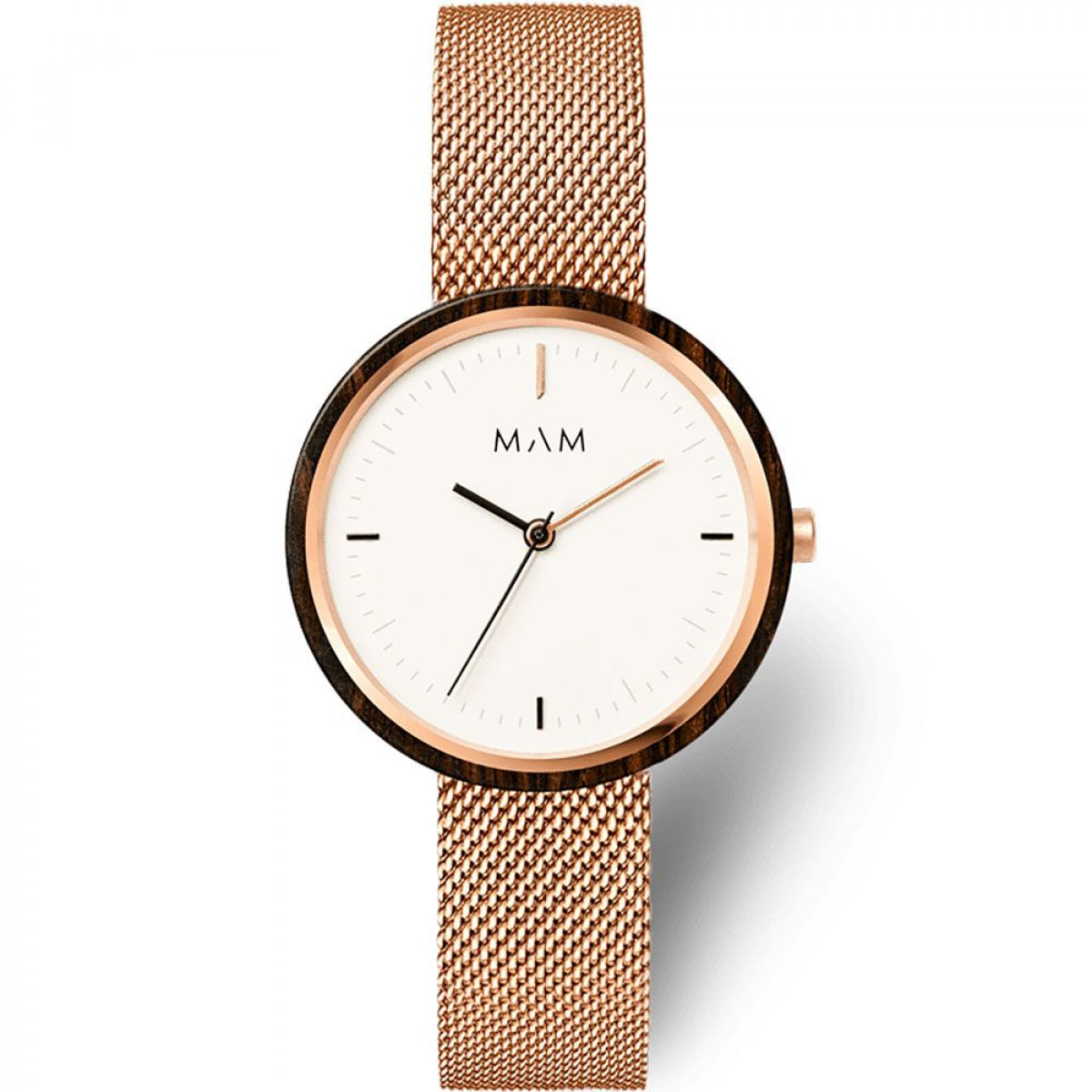 Reloj Mam MAM664 Unisex Analogico Cuarzo con Correa de Acero inoxidable