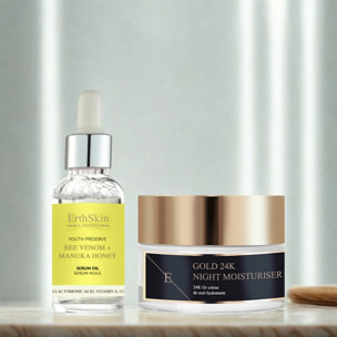 Dúo de aceite de abeja + Gold Night