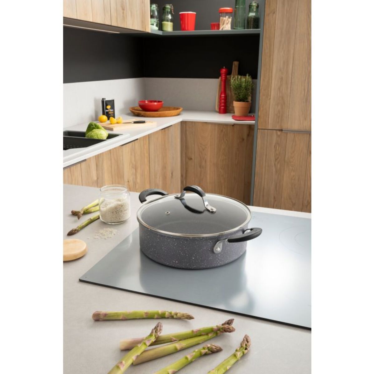 Sauteuse LAGOSTINA Tempra Mineral 2 anses 26cm + couvercle