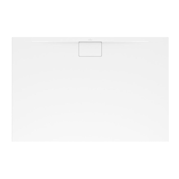 Receveur antidérapant 150 x 100 x 4,8 Architectura Metalrim acrylique rectangle blanc