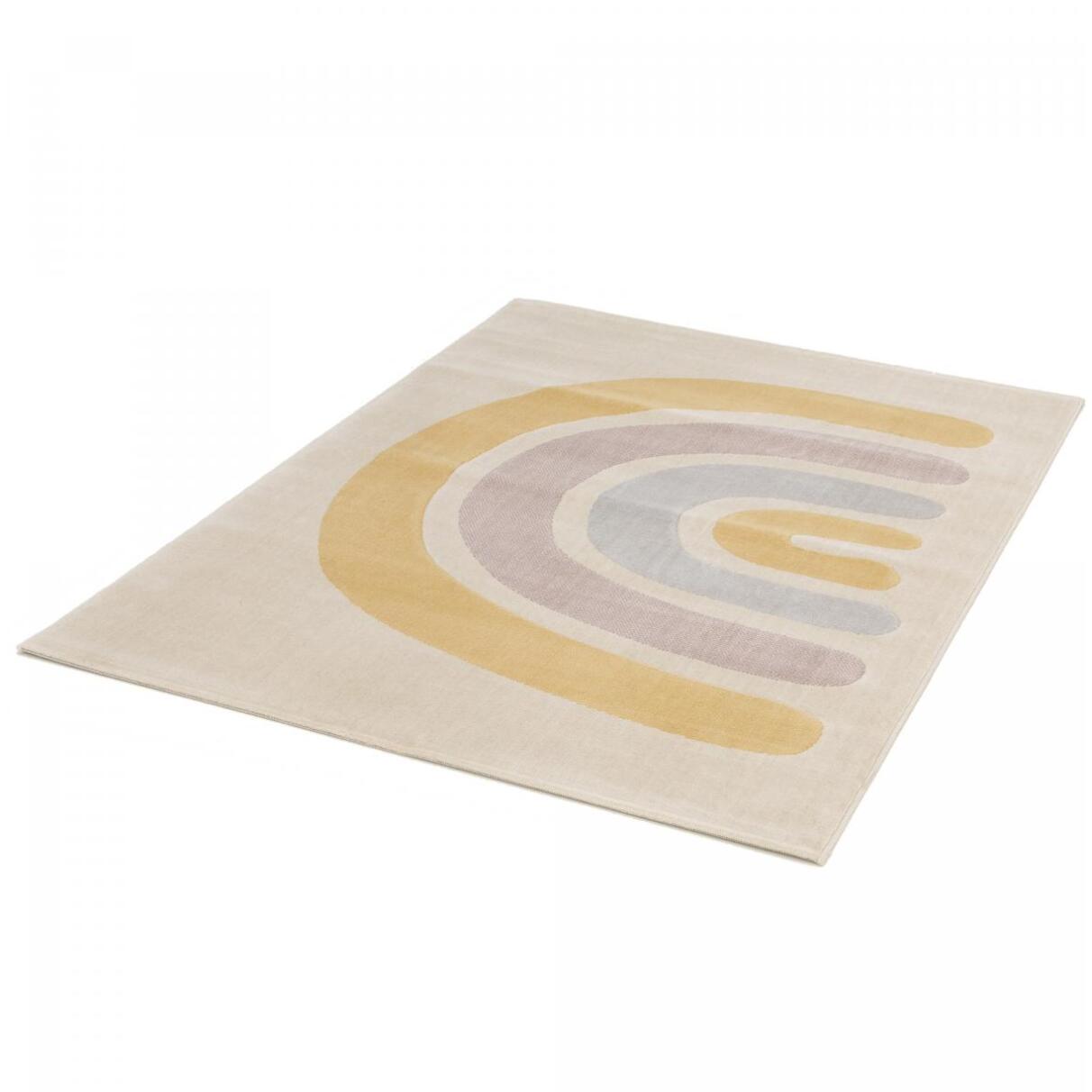 Tapis enfant tissé motif abstrait JABU