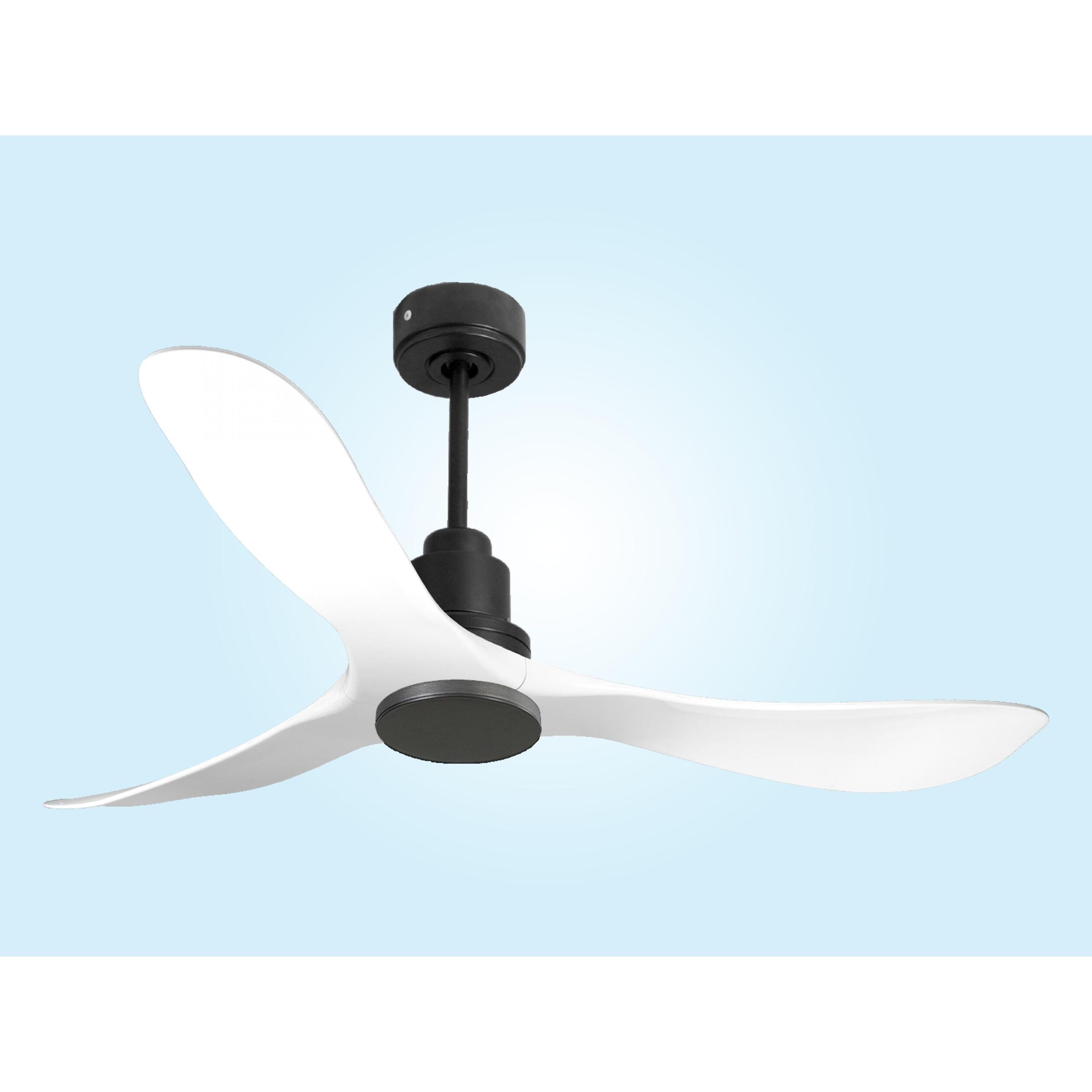 Ventilateur de plafond Réversible  Thermostat Wifi Moteur à courant continu Toits en pente Télécommande Hypersilence Mémoire Shopify Vendible (AUTOMATIQUE)