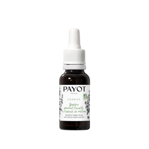 Herbier - Gouttes sommeil paisible à l'extrait demélisse 15 ml - Cure de 30 jours