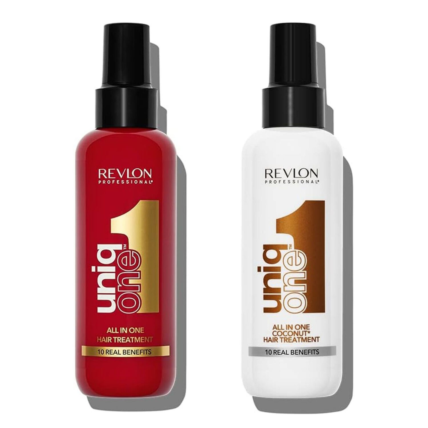UniqOne - Coffret Masque Spray Sans Rinçage 10 Bienfaits Classique et Coco 2x150 ml