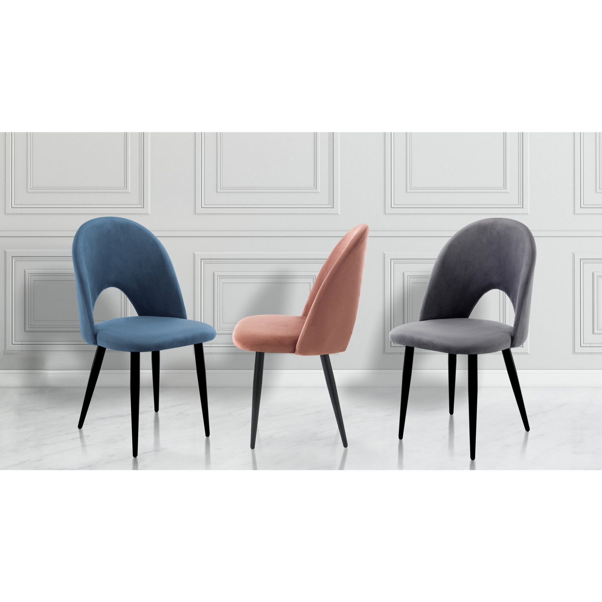 ORESTELUCHETTA Set 4 Sedie BOUNTY BLUE