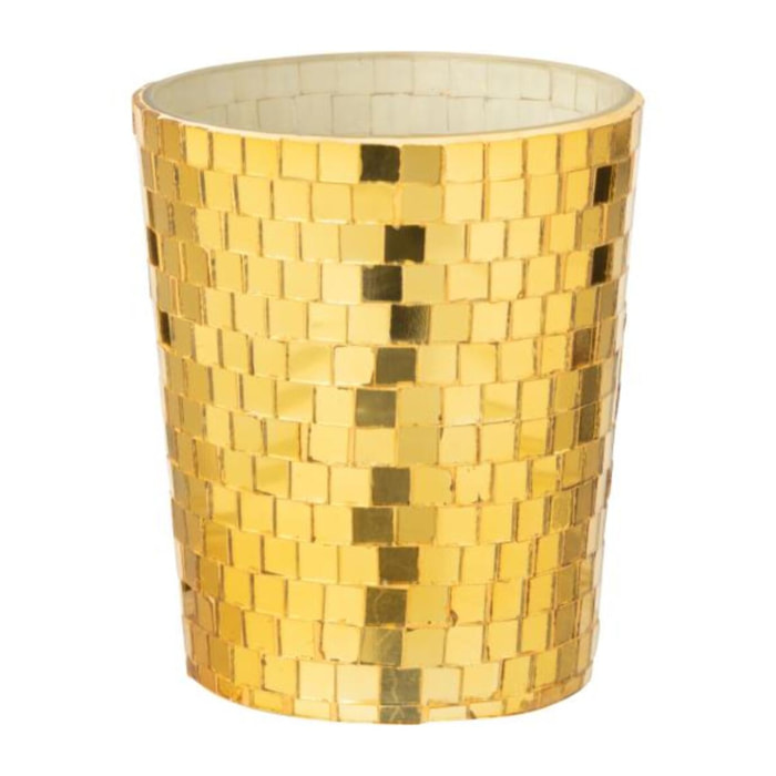 J-Line bougie parfumée Miroir - verre - jaune