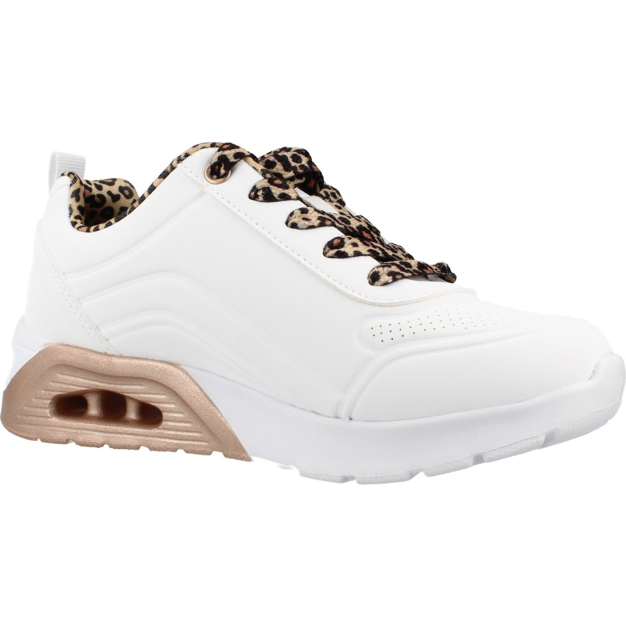 Zapatillas Niña Uno Lite 2.0 - Leopard Stride Blanco