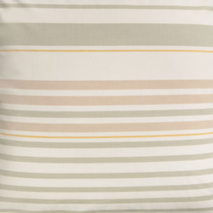 Funda de cuadrante algodón rayas Grora color verde 100% Algodón