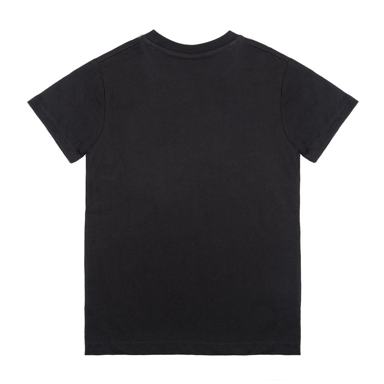 Camiseta básica de manga corta con logo grande de Leone 1947 para niños