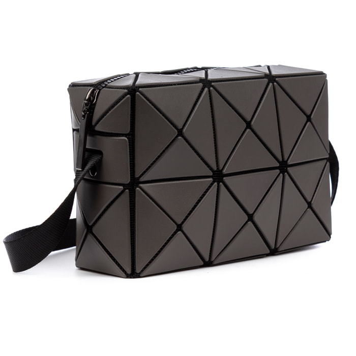 Aso bolso bandolera de diseño geométrico.