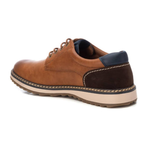 Zapato blucher/derby camel