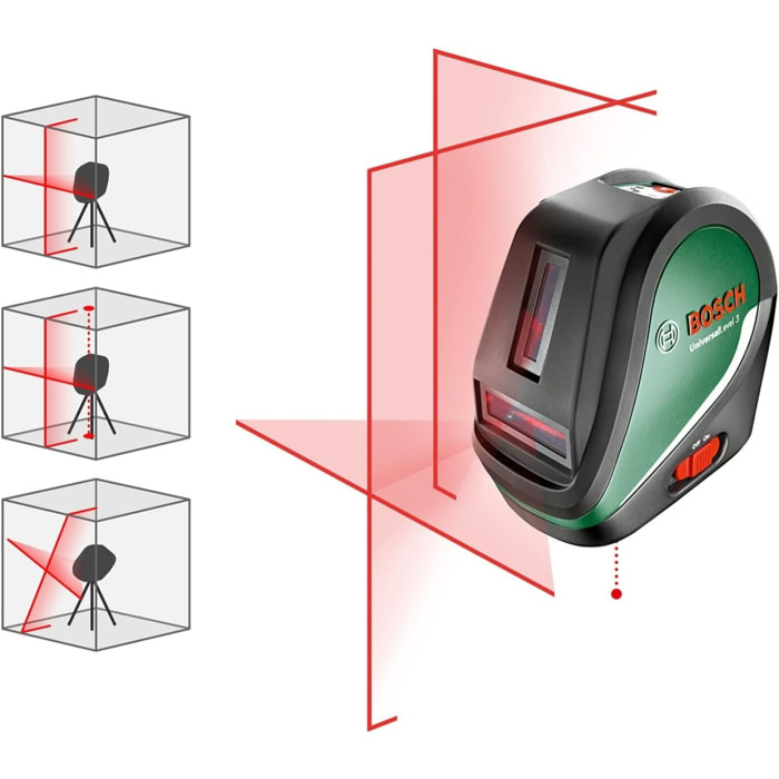 Láser de línea Universal Level 3 Basic BOSCH - 0603663900