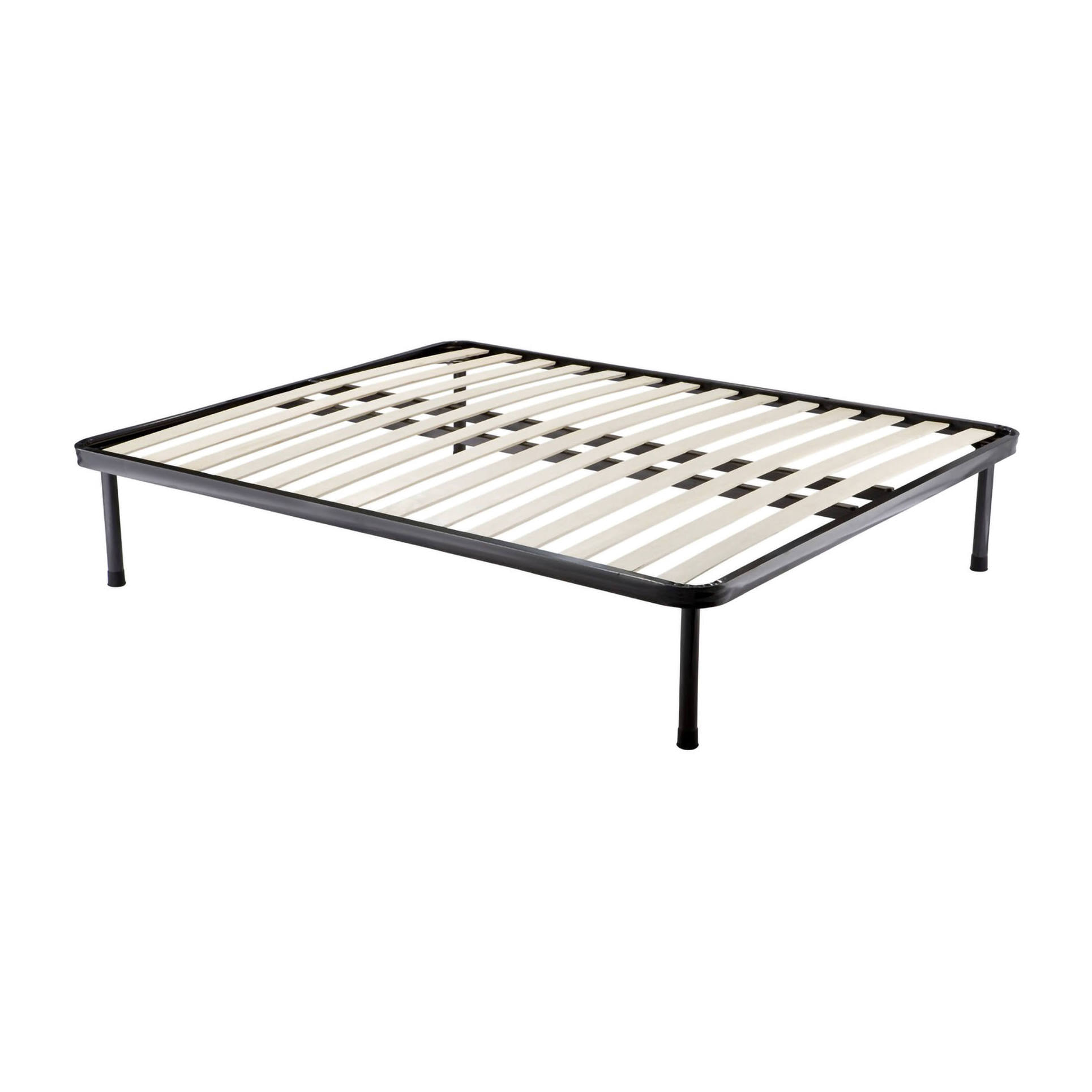 Rete letto matrimoniale Pesci, Rete ortopedica a 14 doghe, 100% Made in Italy, 160x190h30 cm