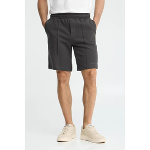 Bermuda jogger grigio scuro con logo Polo Club
