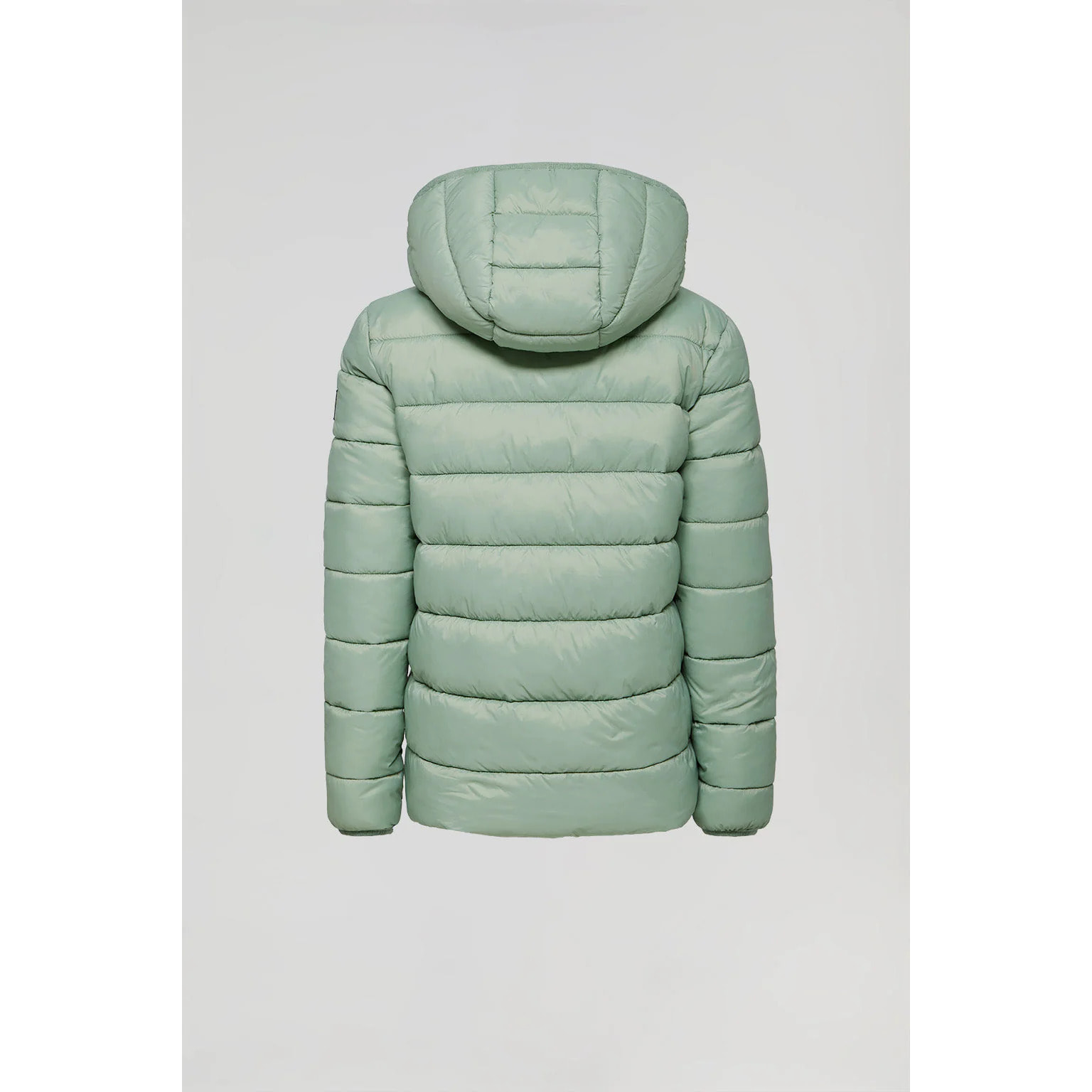 Chaqueta Coop ultralight de niño verde jade con detalles Polo Club