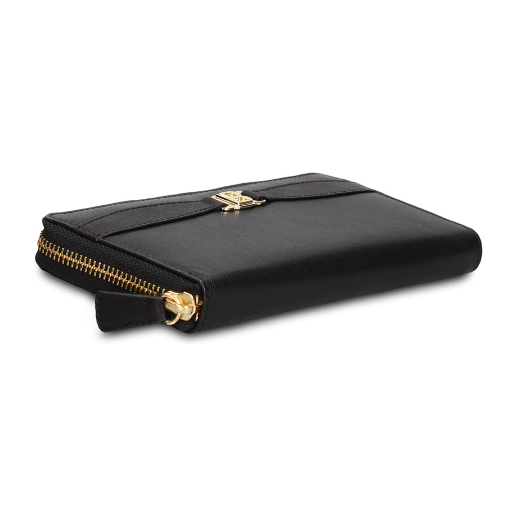 Portafoglio donna in vera pelle - Modello Eridana Plus - Con zip - 19.0 x 9.5 x 2.0 cm