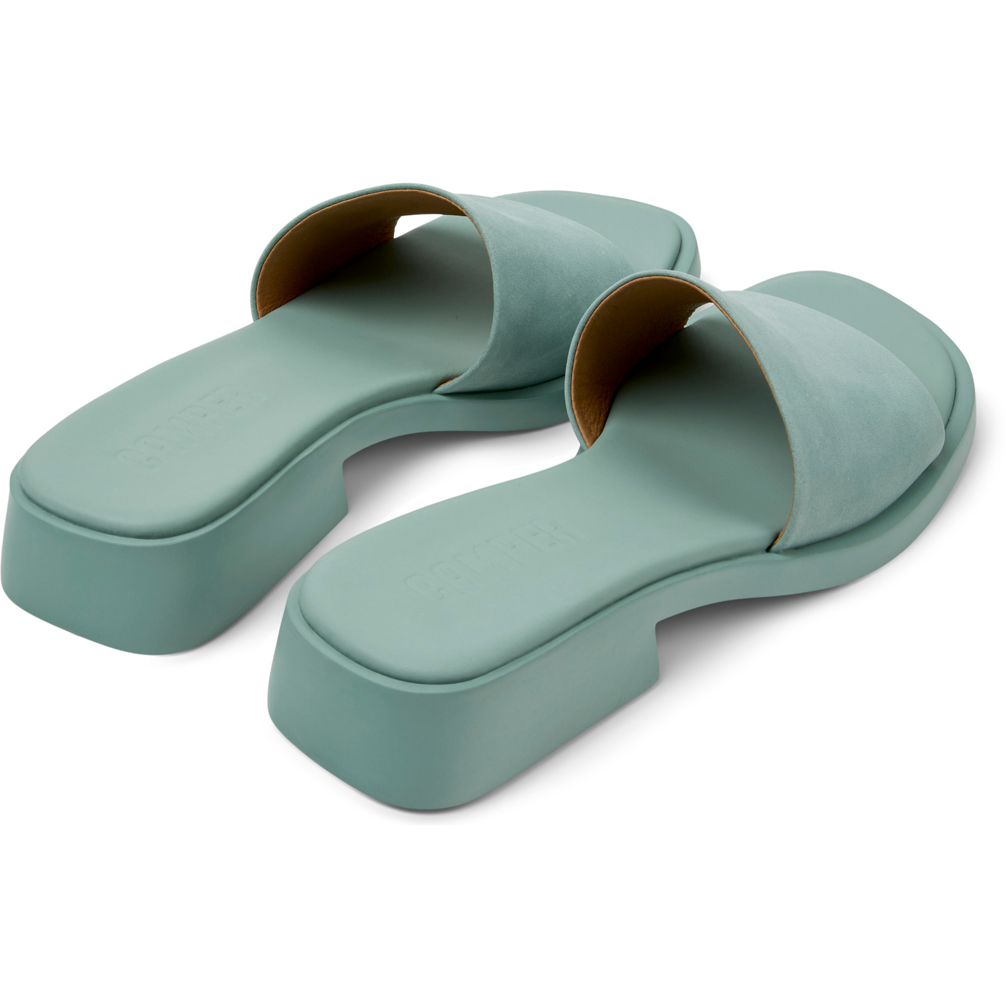 Sandalias - CAMPER Dana - Verde - Cuero Nubuck