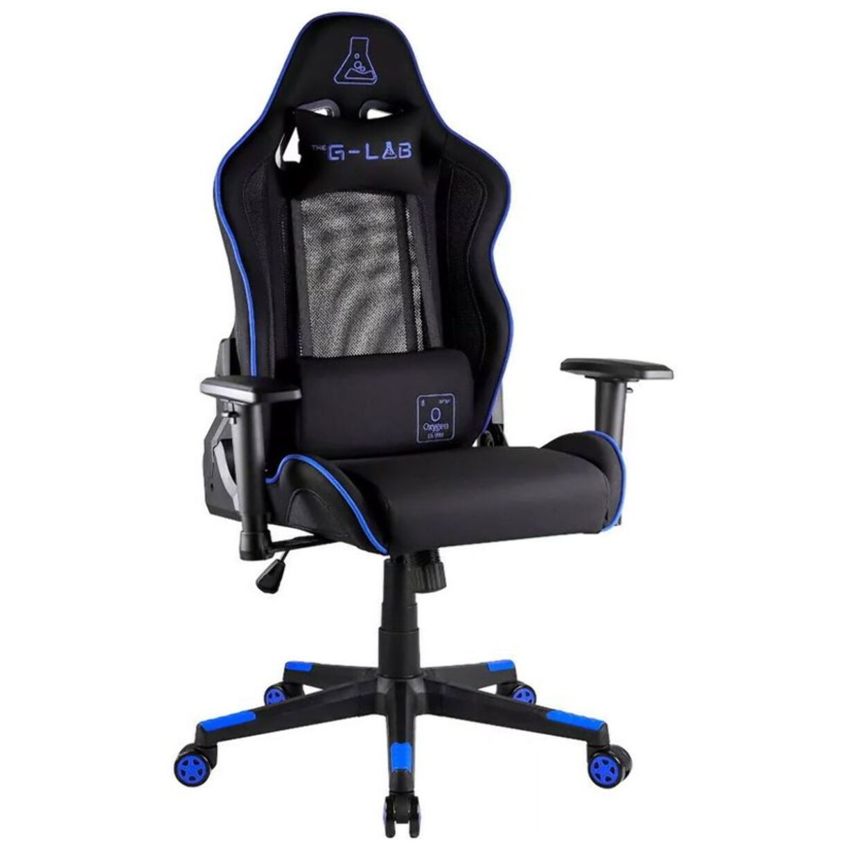 Chaise gaming THE G-LAB KS OXYGEN XL BLEU