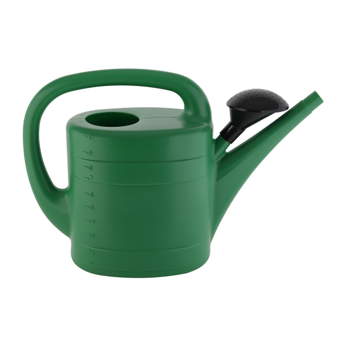 Regadera Spring de 10 litros en color verde con difusor en forma de ducha