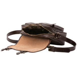 Borsa a tracolla  da donna In Vera pelle Made in Italy 32x23x15 cm