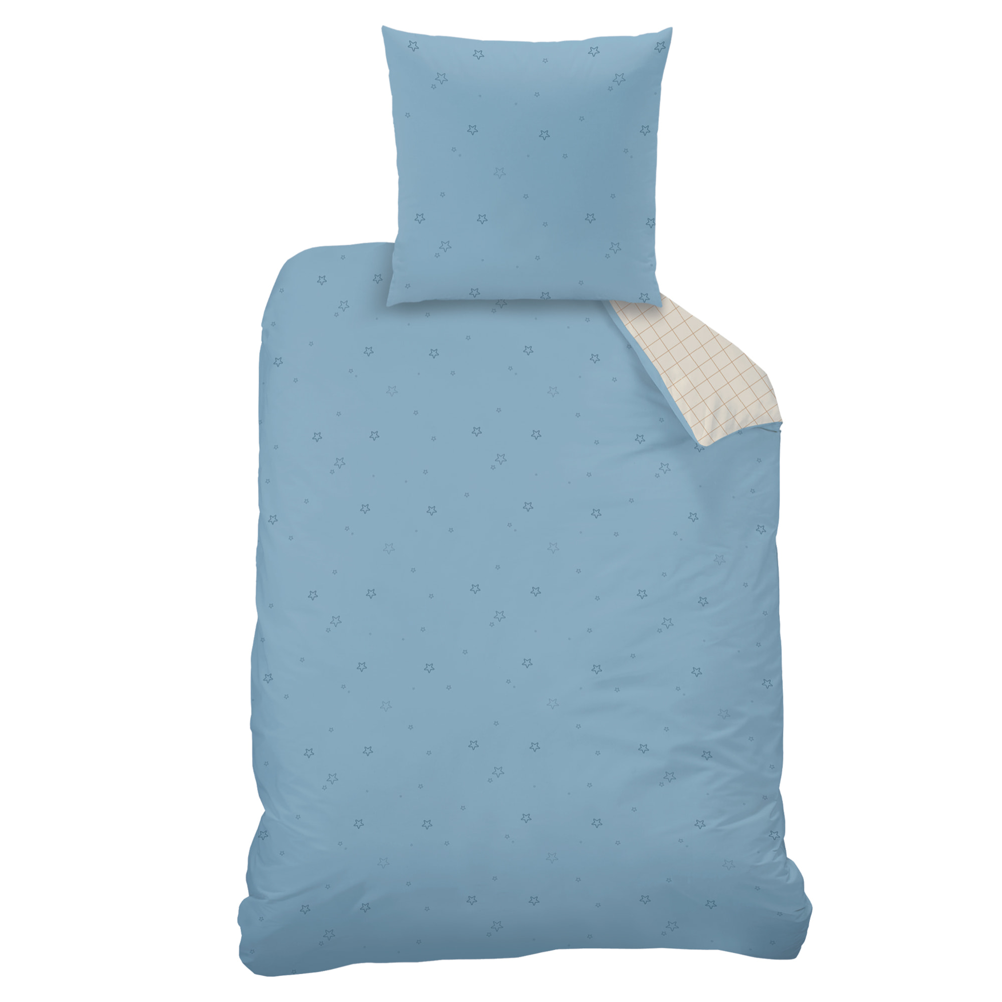 Parure de lit imprimée 100% coton, GALAXY