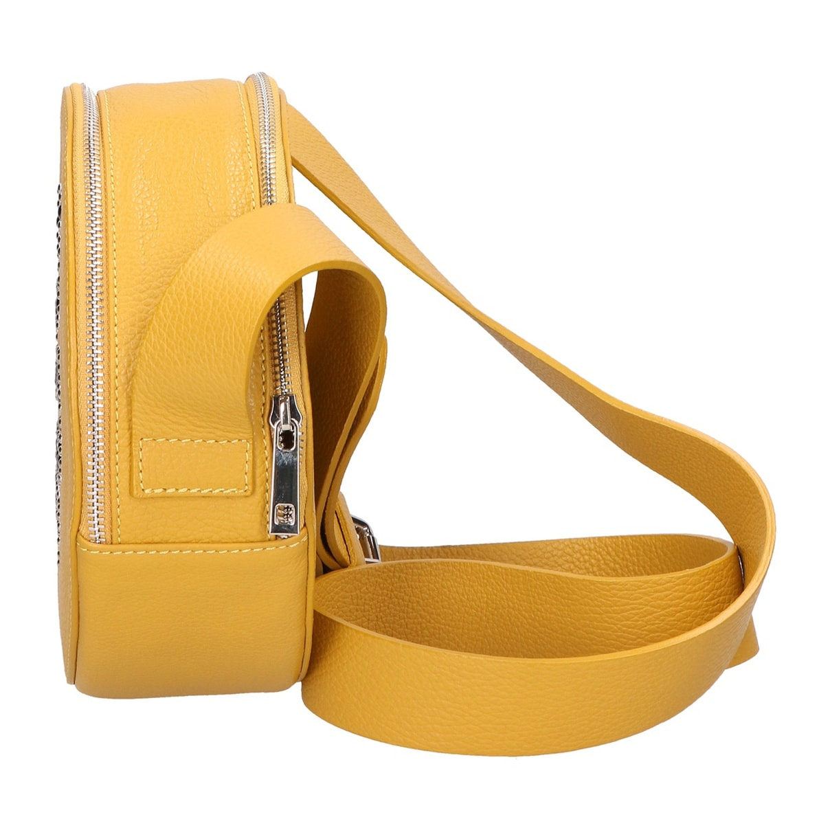 Borsa a spalla da donna - Modello Naomi - Vera pelle - 23.0 x 23.0 x 9.0 cm