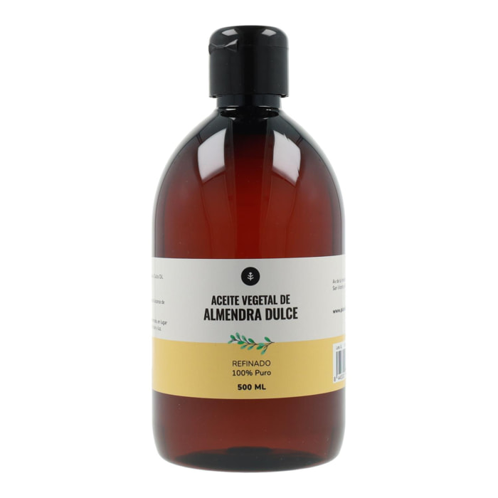 PLANETA HUERTO | Aceite Vegetal de Almendras Dulces 500 ml - Hidratante Natural para Piel Seca, Sensible y con Problemas de Irritación