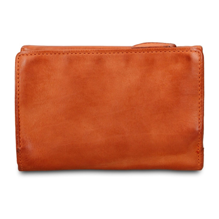 Portafoglio uomo in vera pelle - Modello Boreal - Casual - 14.0 x 9.0 x 4.5 cm