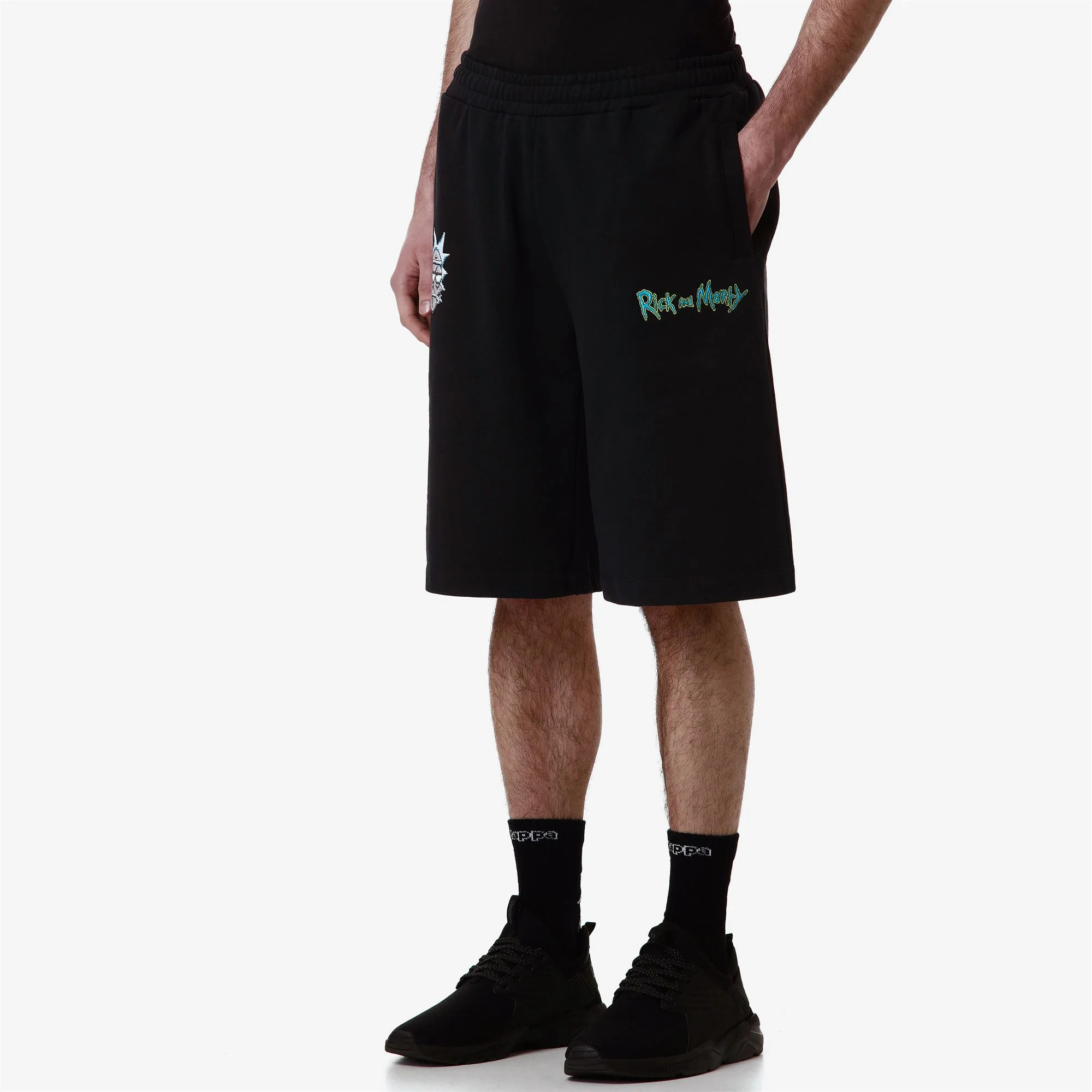 Kappa - Pantaloncini Uomo Nero - AUTHENTIC MARCEL