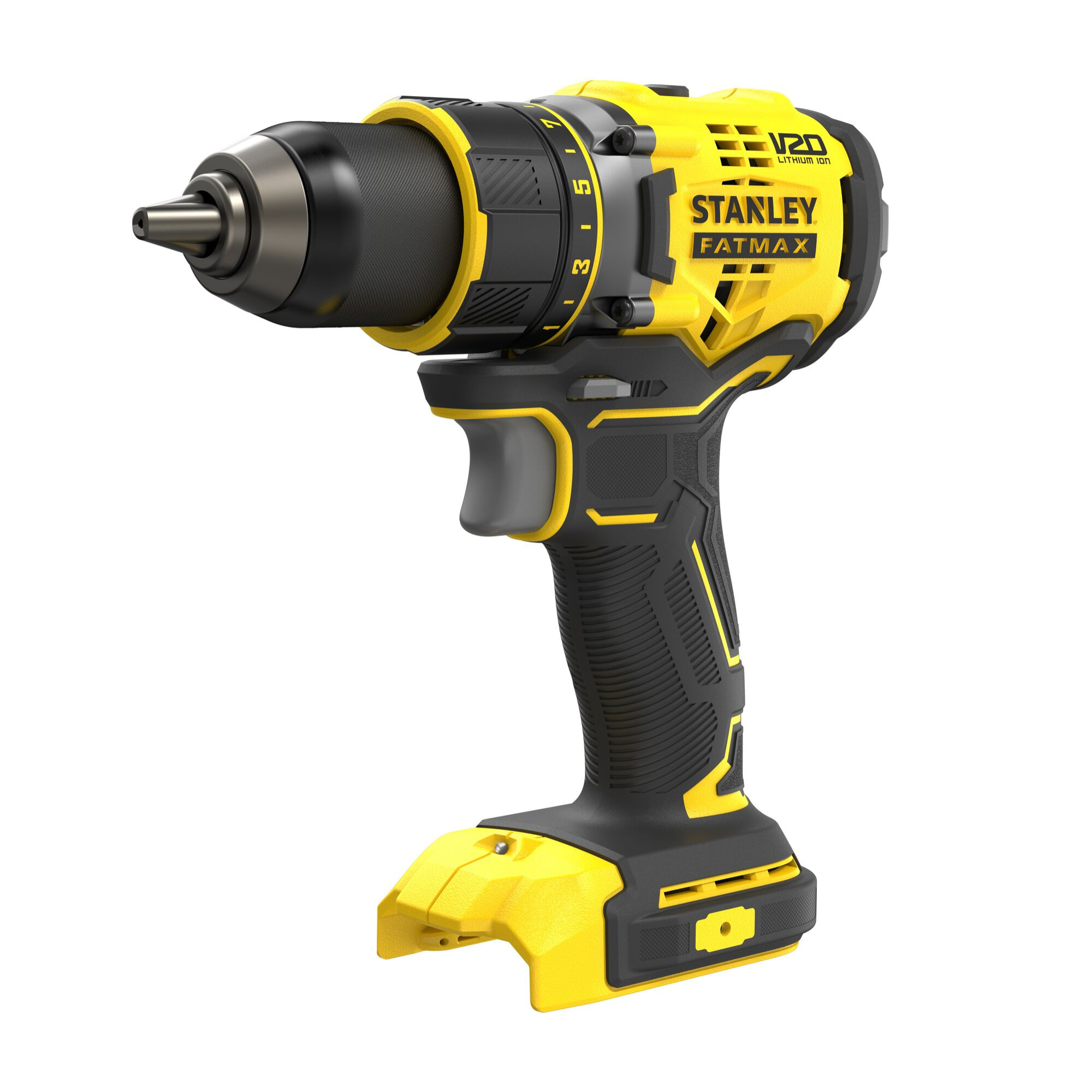 Perceuse Visseuse Sans Fil Brushless STANLEY FATMAX V20 SFMCD720B-XJ Couple de 80 Nm Sans Batterie ni Chargeur