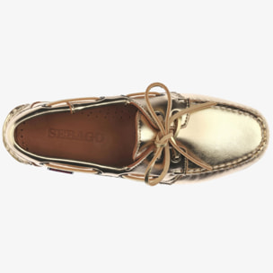 Sebago - Docksides Donna Oro - Docksides Portland Met Woman