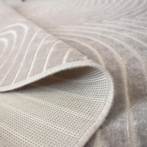 Tapis fin Nigo en viscose, fabriqué en Belgique