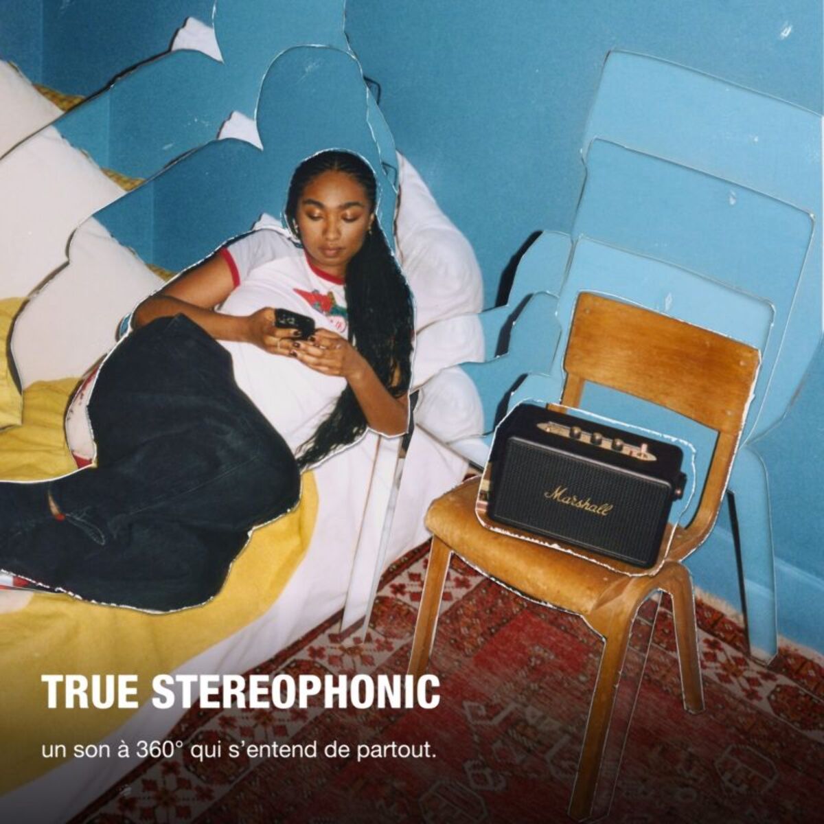 Enceinte portable MARSHALL Kilburn III Black and Brass