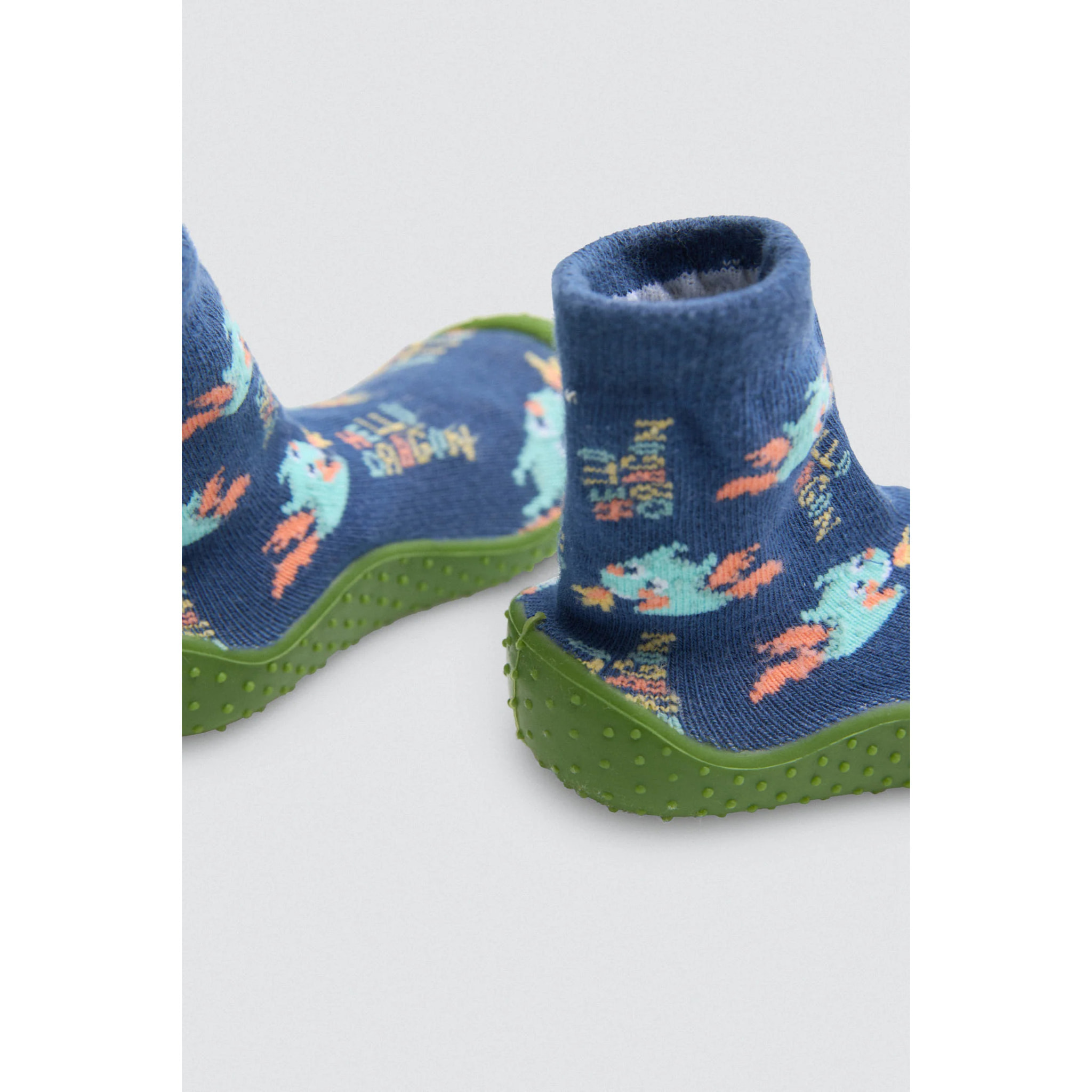 Ciabatte con stampa di drago