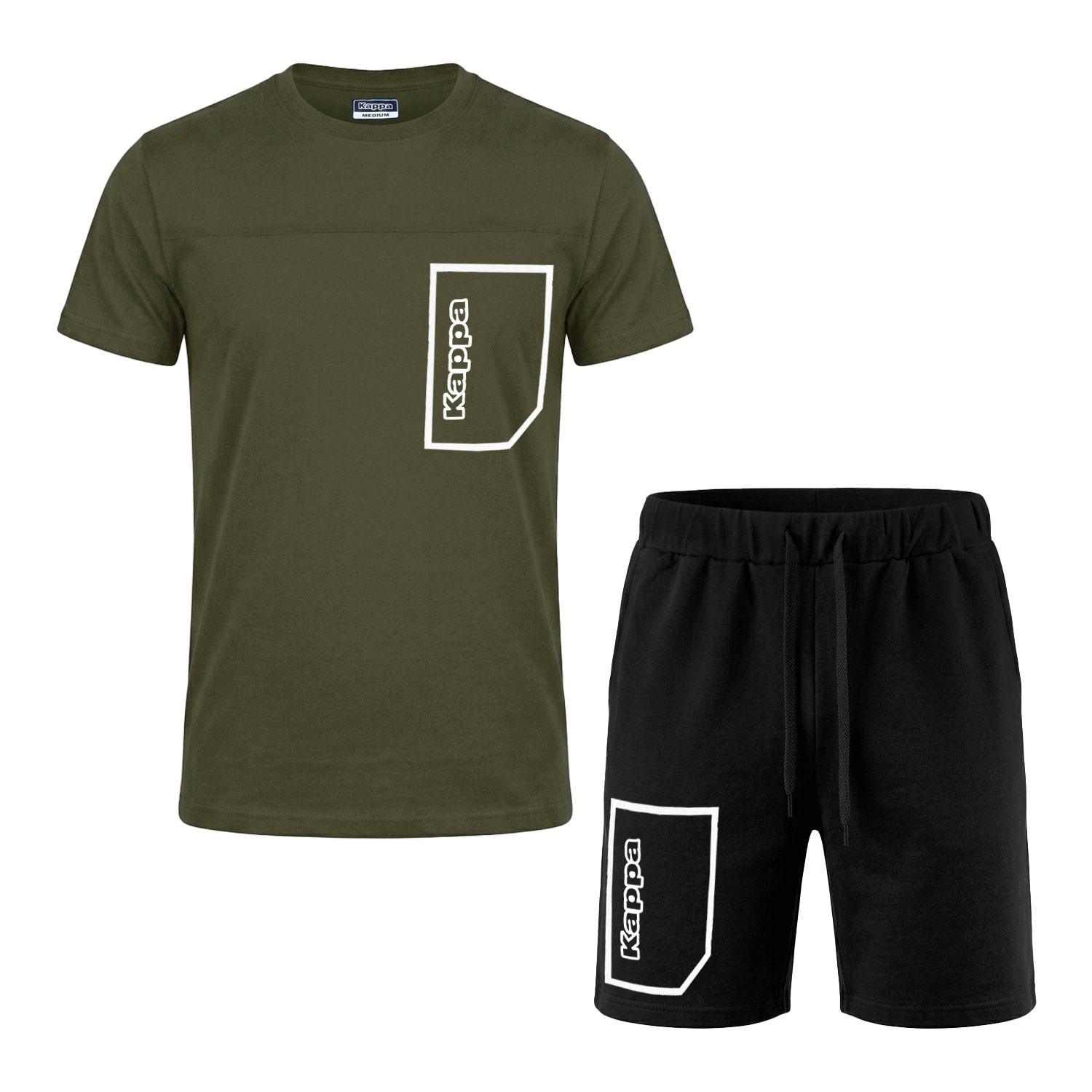 Completo Corto Uomo KAPPA Cotone Jersey