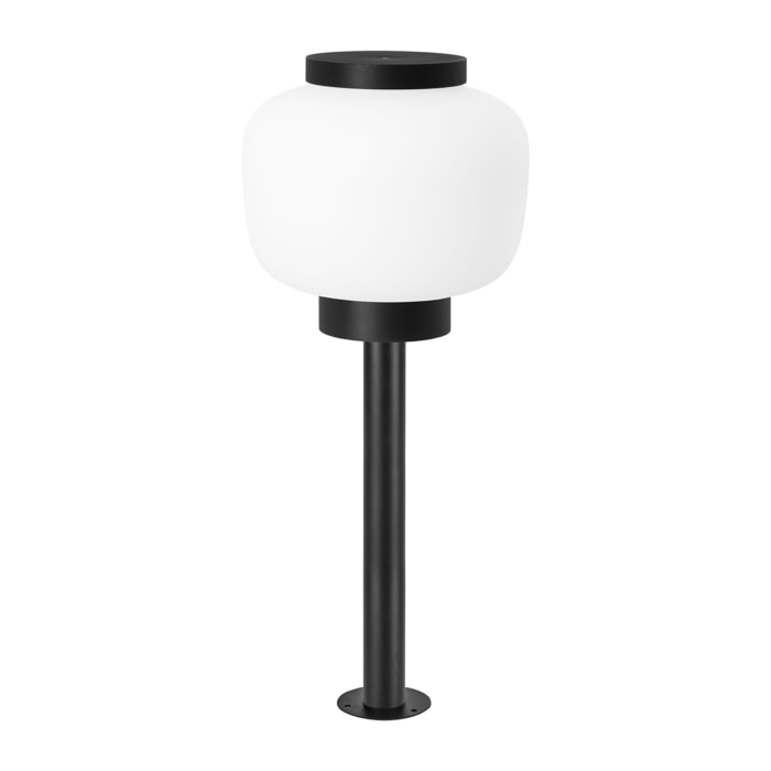 Forlight Lamtam - Baliza de Jardín E27 para Exterior con Protección IP44 Color Negro