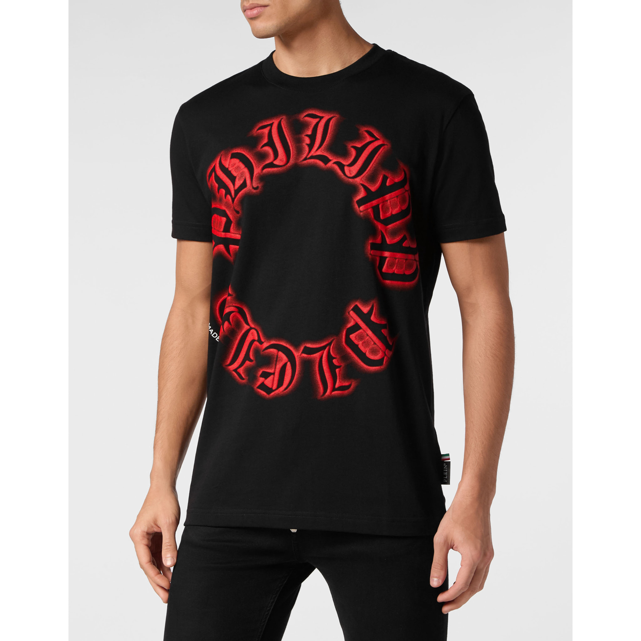 PHILIPP PLEIN T-Shirt Round Neck GOTHIC PLEIN