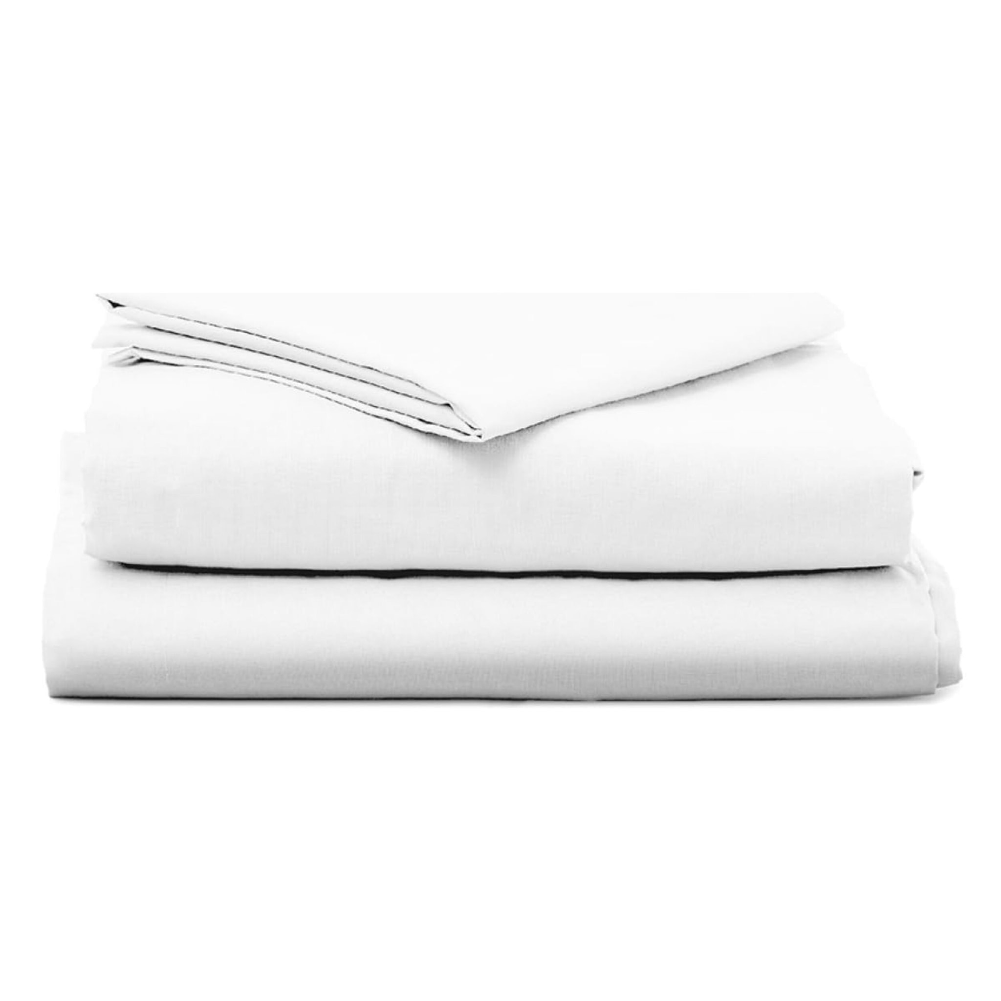 Completo lenzuola in cotone - Bianco
