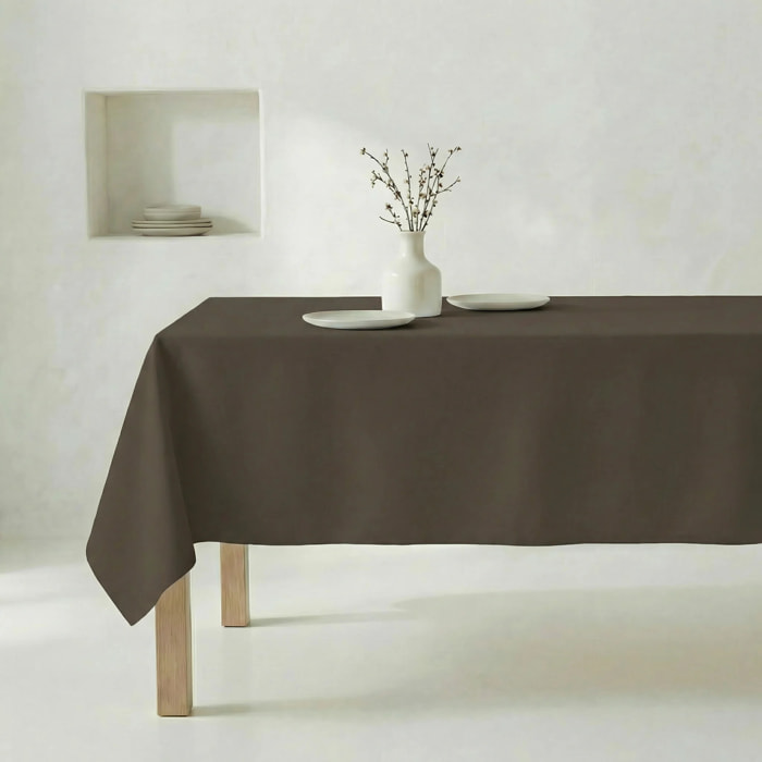 Nappe antitache au toucher tissu imperméable CHOCO