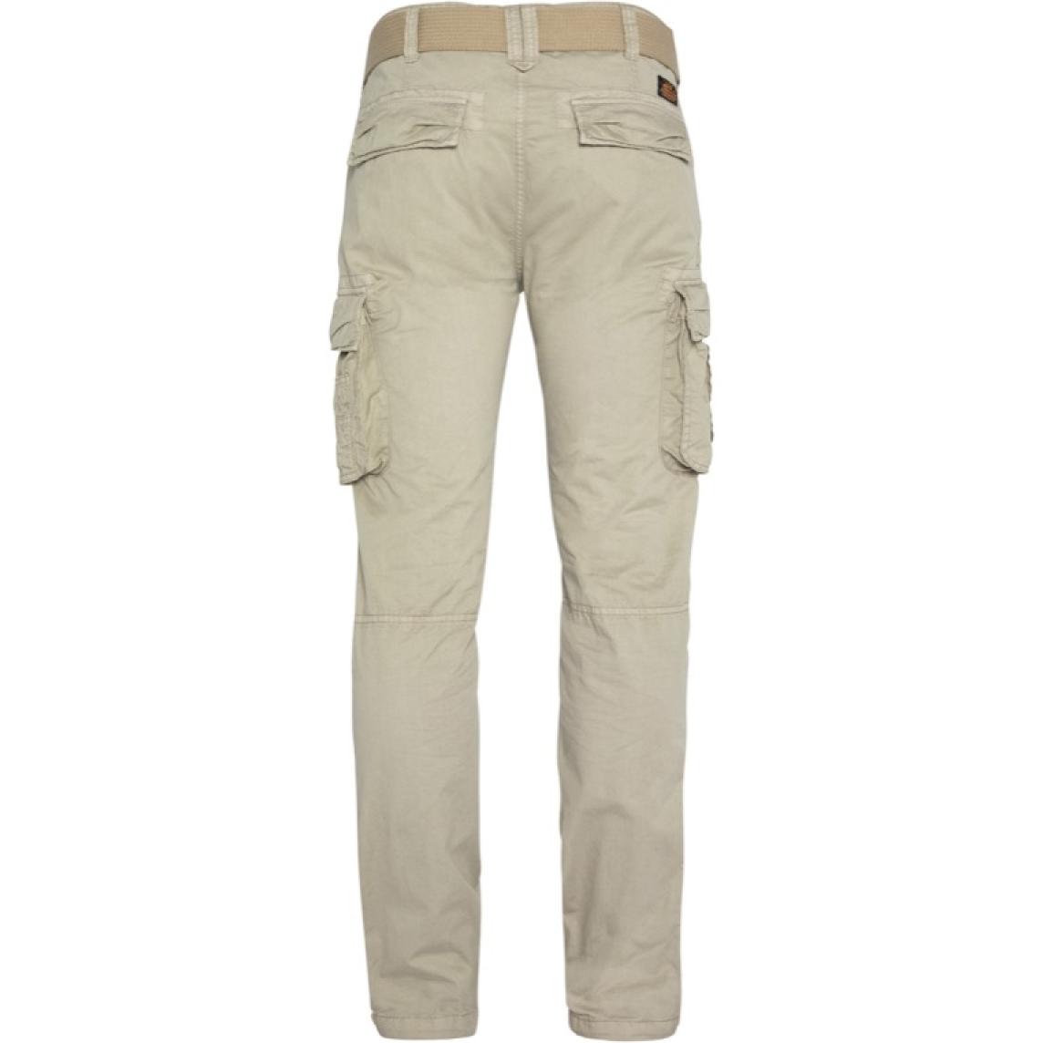 TRRANGER70 GARMENT DYED ARMY PANTS IN COTTON TWILL WITH BELT 100% COTTON Beige