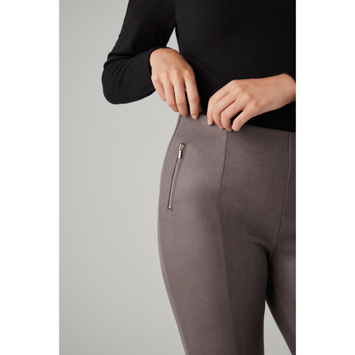 Leggings da donna con effetto metallizzato.