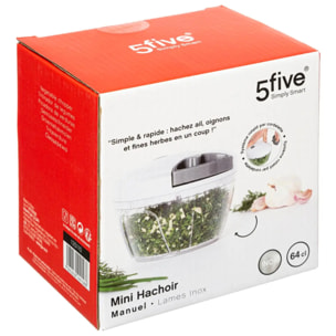 Mini hachoir manuelà fil blanc