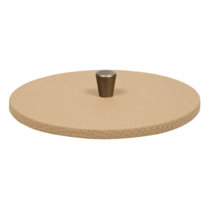 Lot de 2 boîtes déco rondes Bonie beige